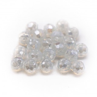 Бусины кастрюли 2мм, лунный полупрозрачный с АБ